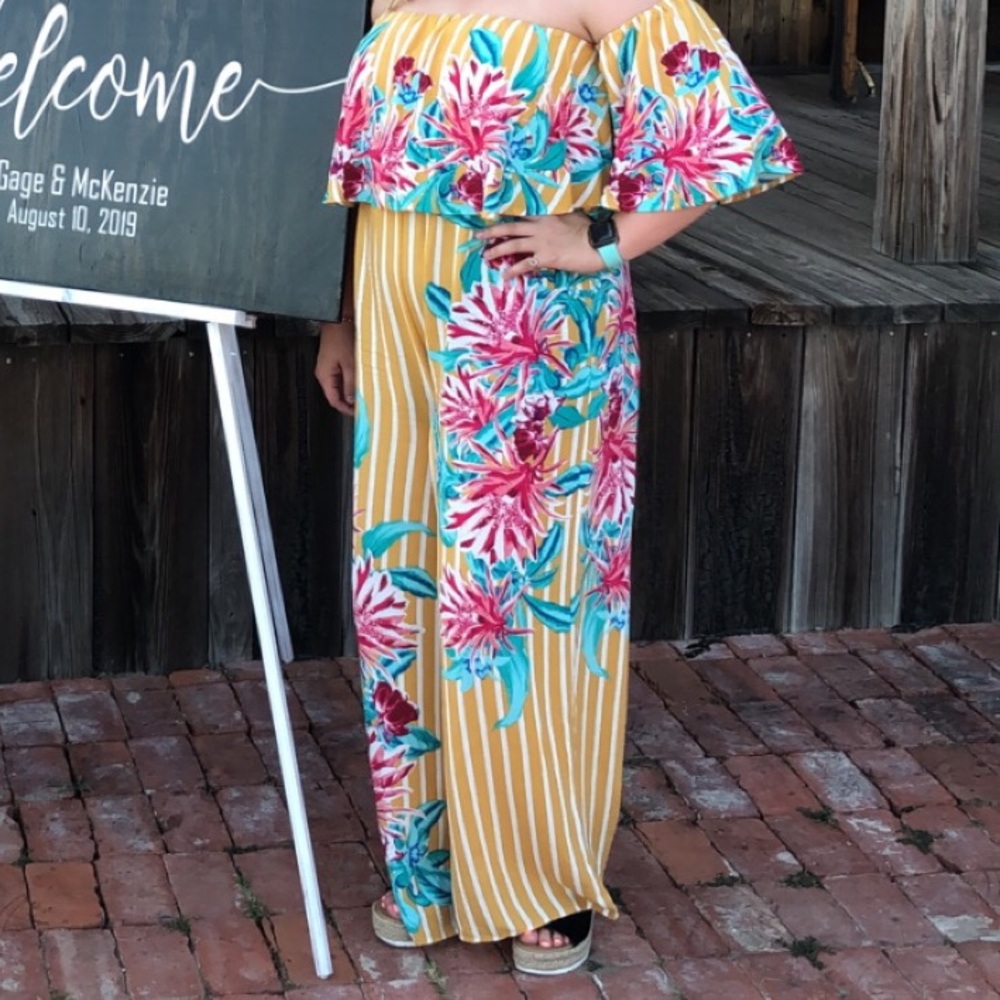 Floral jumpsuit